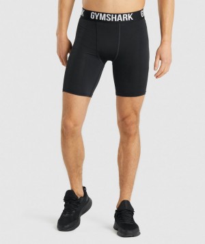 Gymshark Element Grundschicht Herren Schwarz | MIU-571890