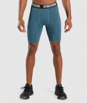 Gymshark Element Grundschicht Herren Türkis | WGR-756930