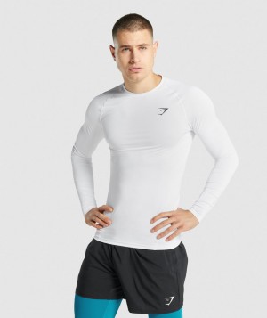 Gymshark Element Grundschicht Herren Weiß | WVF-261078