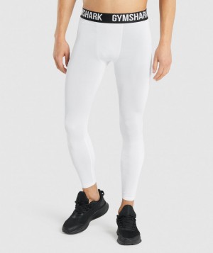 Gymshark Element Grundschicht Herren Weiß | QXK-923145