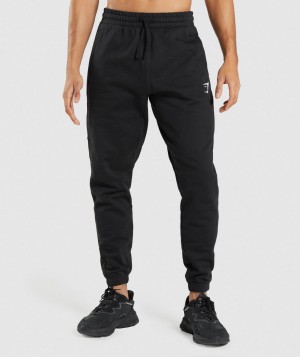 Gymshark Essential Oversized Jogger Jogginghose Herren Schwarz | XUO-562910