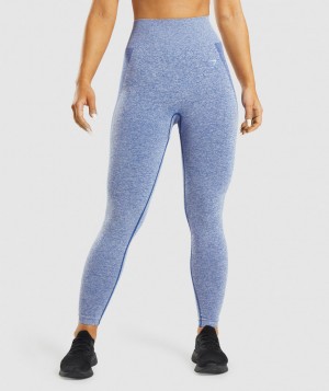 Gymshark Flex High Waisted Leggings Damen Blau | LTS-018749