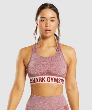 Gymshark Flex Sport BH Damen Bordeaux | AQK-841973