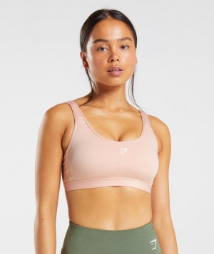 Gymshark Fraction Sport BH Damen Rosa | FOA-924356