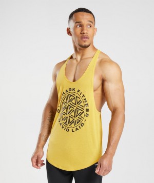 Gymshark GS x David Laid Stringer Herren Gelb | UFS-869512