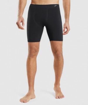 Gymshark Hybrid Boxer Unterwäsche Herren Schwarz Hellgrau | DGZ-920367