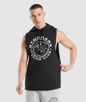 Gymshark Legacy Arm Hoodie Herren Schwarz | TSV-850276