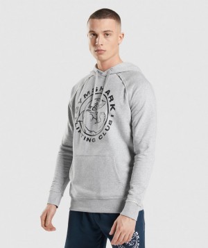 Gymshark Legacy Hoodie Herren Hellgrau | KLI-945271