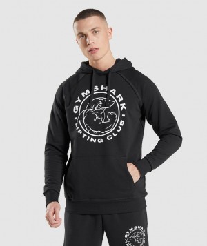 Gymshark Legacy Hoodie Herren Schwarz | HIJ-487329