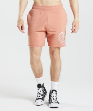 Gymshark Legacy Kurze Hose Herren Rosa | SUE-182036