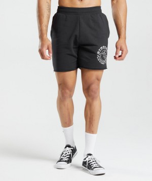 Gymshark Legacy Kurze Hose Herren Schwarz | FMK-578092