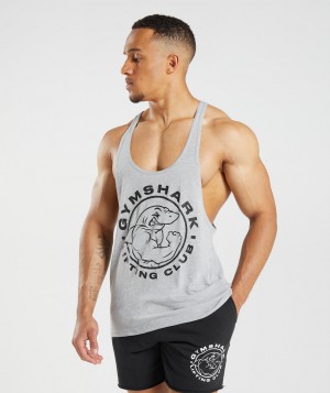 Gymshark Legacy Stringer Herren Hellgrau | DTC-702658