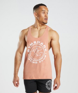 Gymshark Legacy Stringer Herren Rosa | BDC-319625