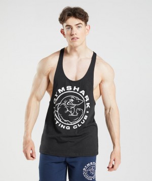 Gymshark Legacy Stringer Herren Schwarz | GOK-927154