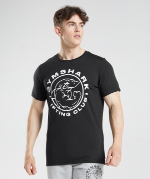 Gymshark Legacy T-Shirt Herren Schwarz | GFC-782950