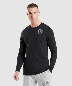 Gymshark Legacy T-Shirt Herren Schwarz | LRE-305269