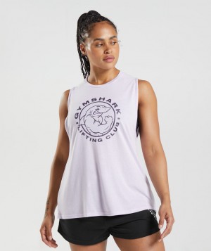 Gymshark Legacy Weste Damen Lila | ERA-960213