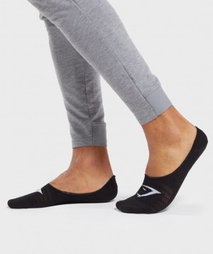Gymshark No Show 3pk Socken Herren Schwarz | BXZ-672305