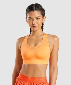 Gymshark Open Back Sport BH Damen Aprikose Orange | QDF-472158
