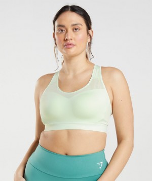Gymshark Open Back Sport BH Damen Grün | XOM-315862