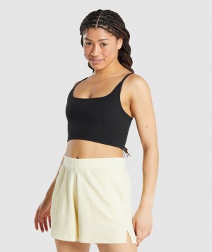 Gymshark Pause Bralette Unterwäsche Damen Schwarz | MQT-947618