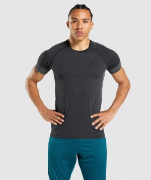 Gymshark Regulate Training T-Shirt Herren Schwarz | ARB-285069