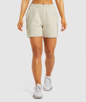 Gymshark Rest Day Sweats Kurze Hose Damen Braun | RXC-830264