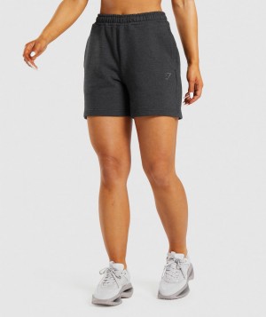 Gymshark Rest Day Sweats Kurze Hose Damen Schwarz | MJU-398572