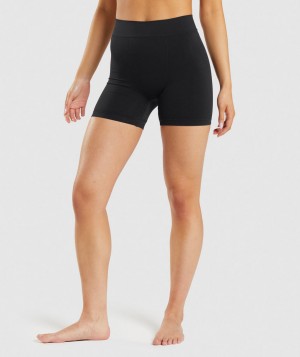 Gymshark Seamless Boxers Unterwäsche Herren Schwarz | MNO-486312