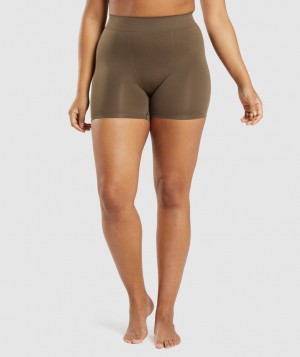 Gymshark Seamless Boxers Unterwäsche Herren Braun | EAO-519078