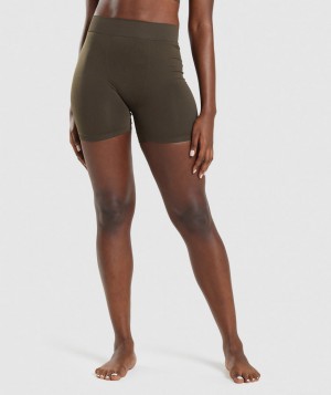 Gymshark Seamless Boxers Unterwäsche Herren Braun | PWB-872536