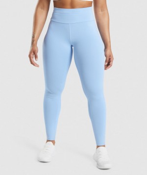 Gymshark Speed Leggings Damen Blau | PHI-307584