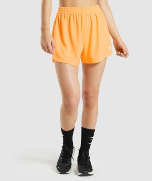 Gymshark Sport Loose Kurze Hose Damen Aprikose Orange | HQJ-470586