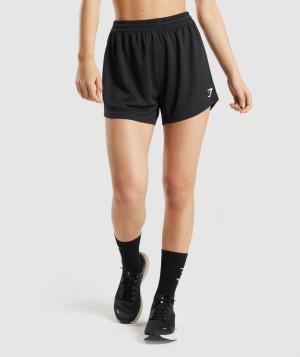 Gymshark Sport Loose Kurze Hose Damen Schwarz | VAP-279456