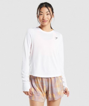 Gymshark Sport Loose T-Shirt Damen Weiß | RQL-792316