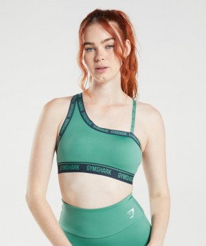 Gymshark Strike Sport BH Damen Grün Navy | VFU-825176