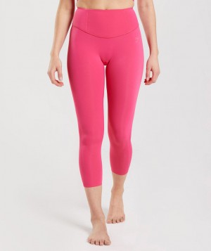 Gymshark Studio 7/8 Leggings Damen Rosa | PNE-615094