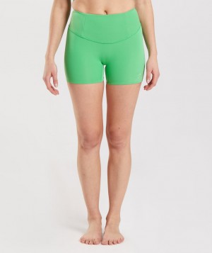 Gymshark Studio Kurze Hose Damen Grün | XFK-364298