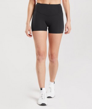Gymshark Studio Kurze Hose Damen Schwarz | OCS-218605