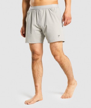 Gymshark Studio Kurze Hose Herren Grau | FOS-349875