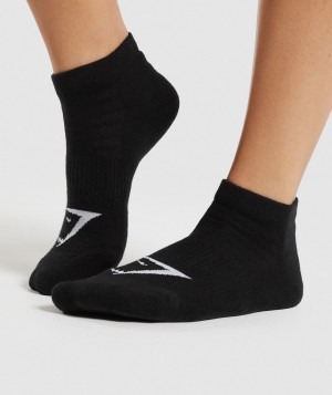 Gymshark Trainer 3pk Socken Herren Schwarz | DOJ-498763