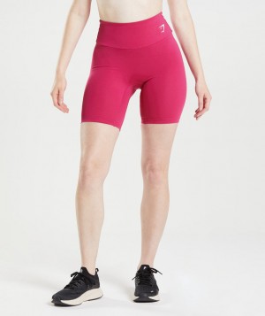 Gymshark Training Cycling Kurze Hose Damen Rosa | HMV-542106