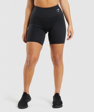 Gymshark Training Cycling Kurze Hose Damen Schwarz | FKD-867951