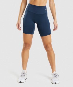 Gymshark Training Cycling Kurze Hose Damen Navy | SJO-019835