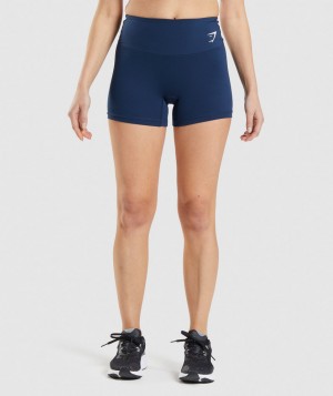 Gymshark Training Kurze Hose Damen Navy | GXN-742861