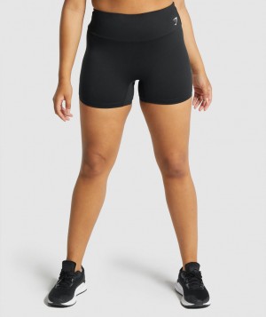 Gymshark Training Kurze Hose Damen Schwarz | SQW-983572