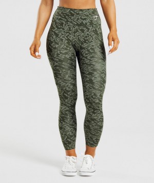 Gymshark Training Leggings Damen Grün | NUH-256187