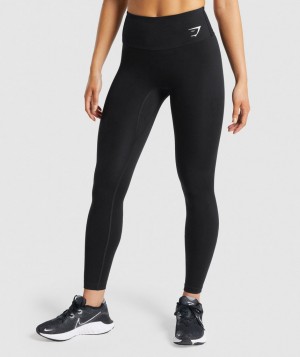 Gymshark Training Leggings Damen Schwarz | EUW-372465
