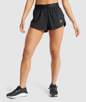 Gymshark Training Loose Fit Kurze Hose Damen Schwarz | XKC-485026