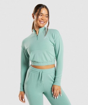 Gymshark Training Pippa Pullover Damen Blau | RAN-812306